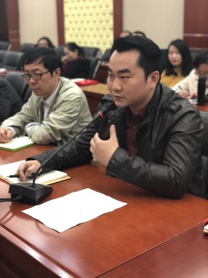 本学期公开示范课老师毛弋发言